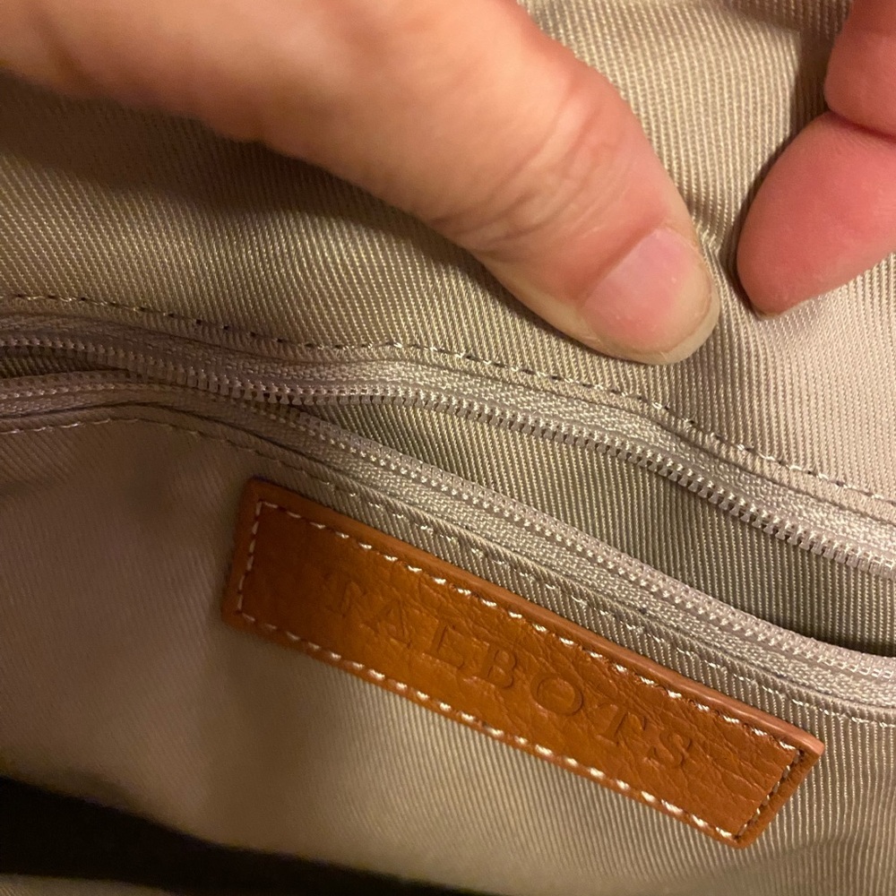 Talbots Brown Leather Satchel - Picture 4 of 5